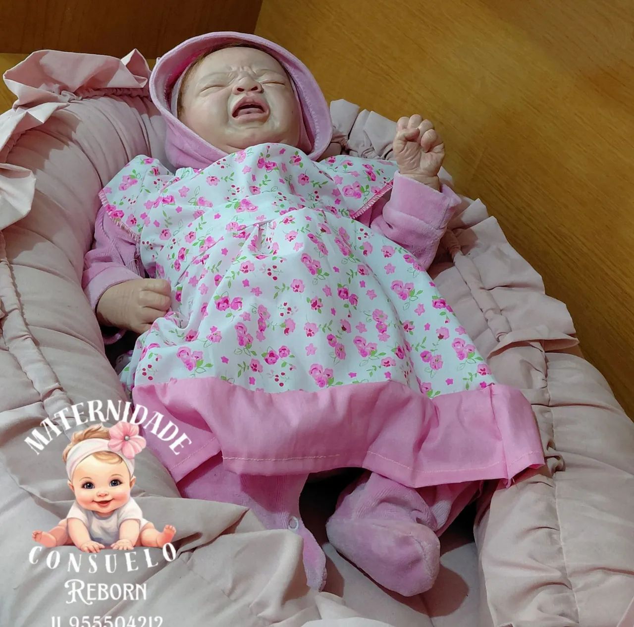 Bebê Reborn acompanha a caminha  - Foto 4
