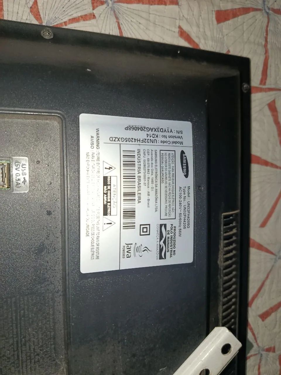 TV Samsung LED 32" - Modelo UN32FH4205 - Foto 3