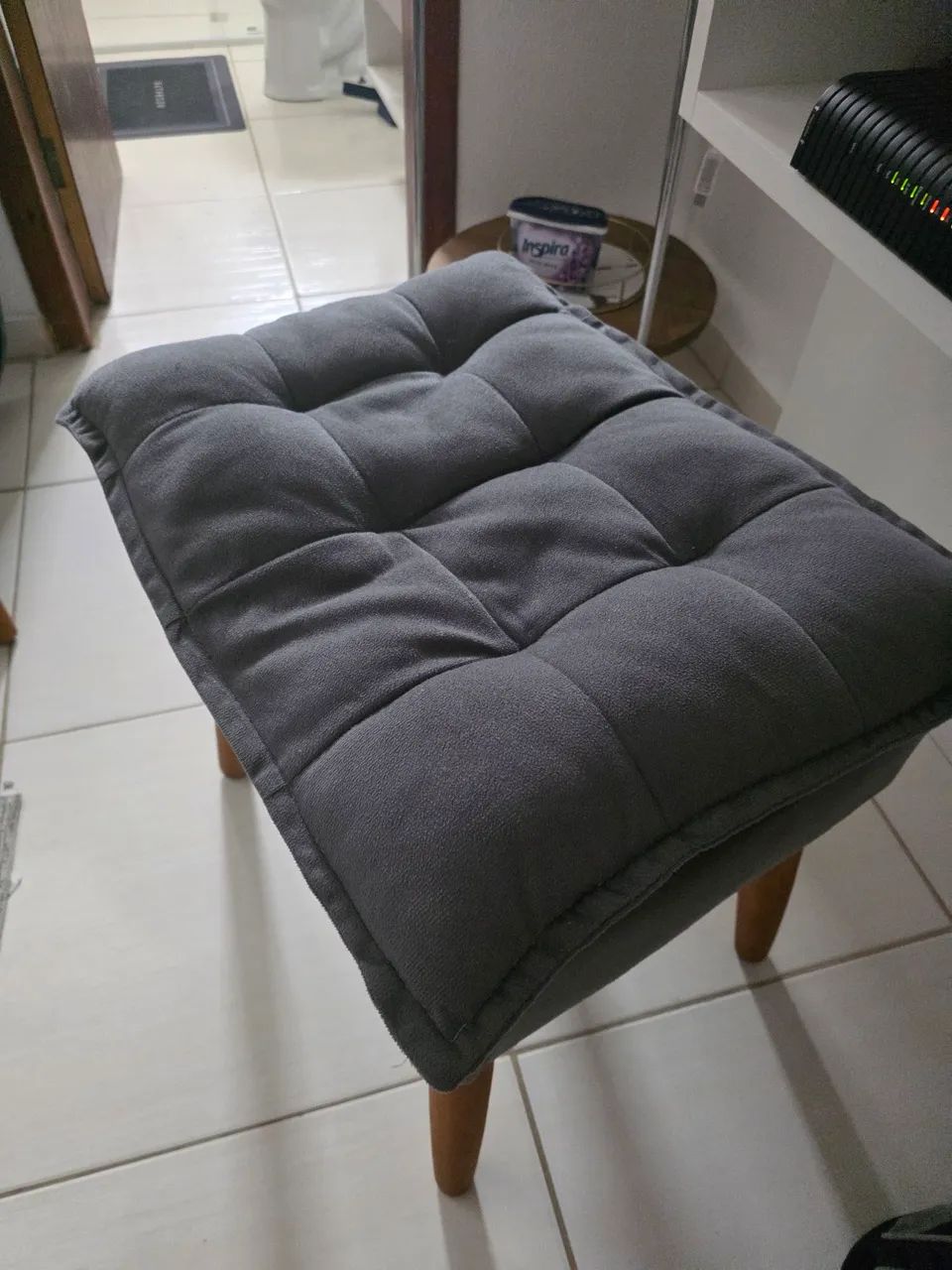 Puff decorativo retrô - Foto 2