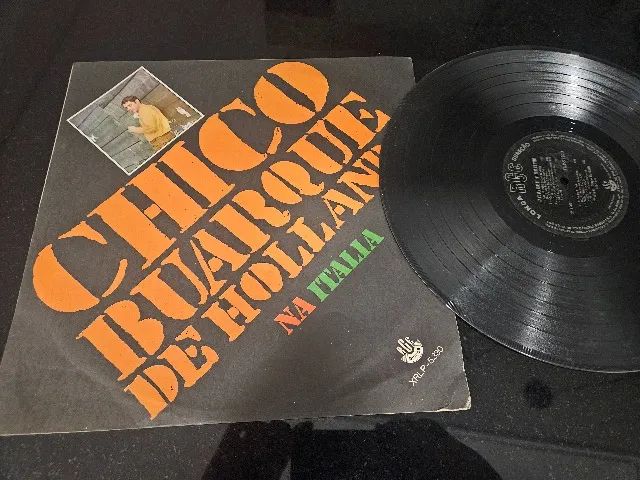 Disco de vinil Chico Buarque de Hollanda - Na Itália