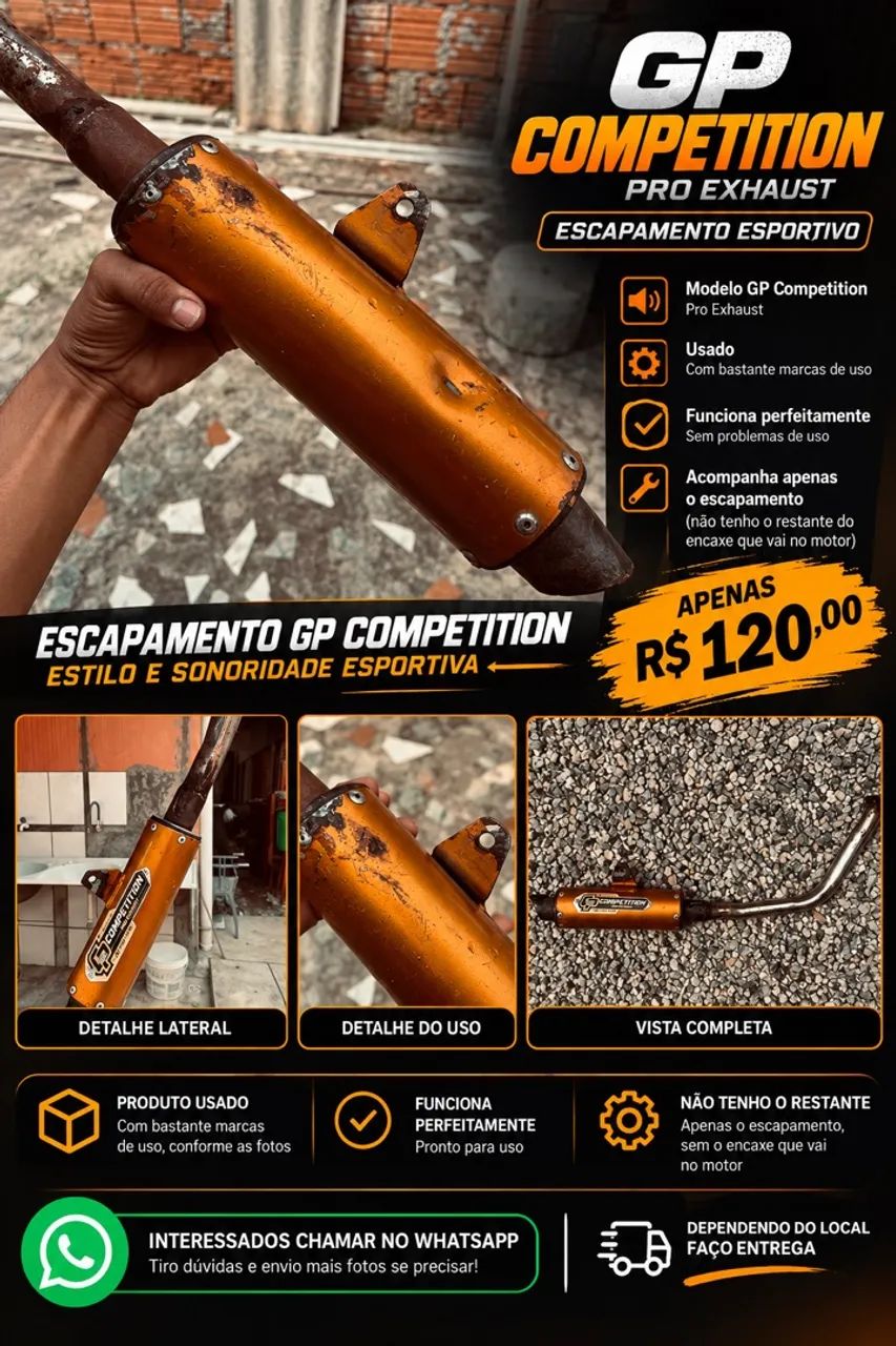 Escapamento gp competition 