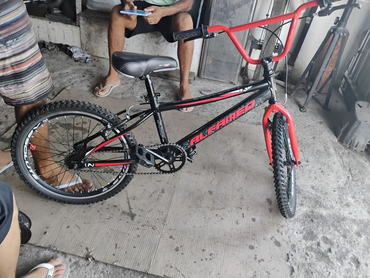 Bicicleta aro 20 de alumínio alfameque - Foto 4
