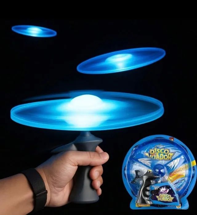BRINQUEDO DISCO VOADOR COM LED  - Foto 2