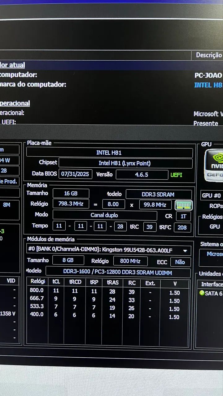 PC I7/ RTX 3050 - Foto 2