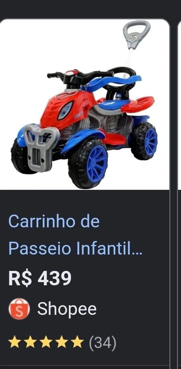Carrinho de passeio infantil Spiderman 