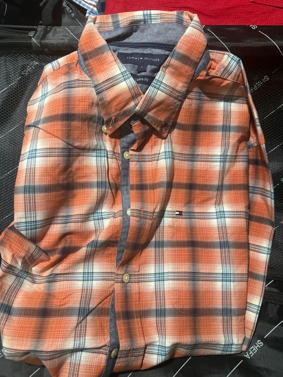 Camisa Tommy Manga longa