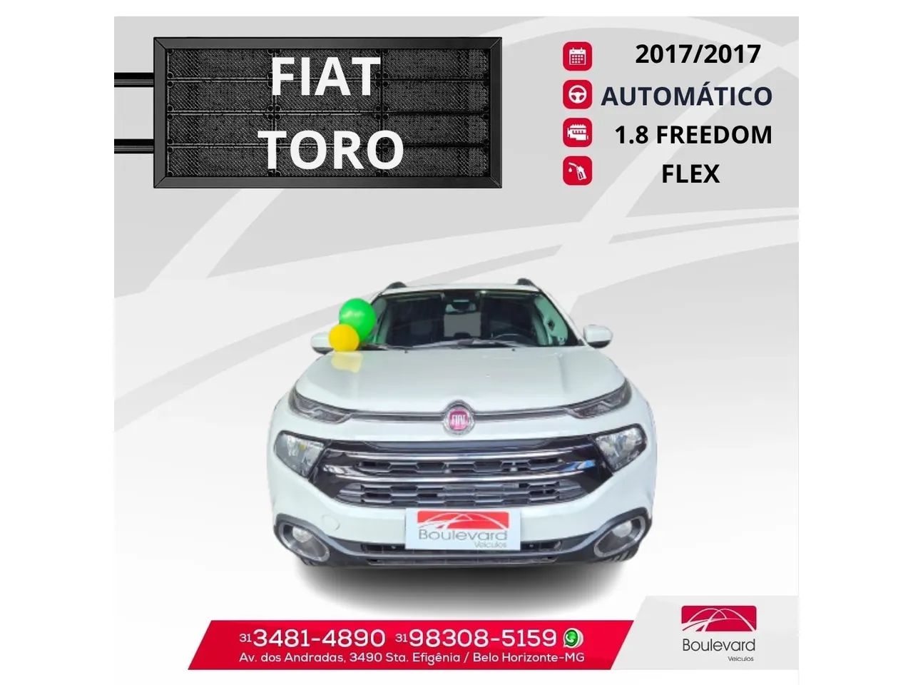 Fiat Toro Toro Freedom 1.8 16V Flex Aut. 2017