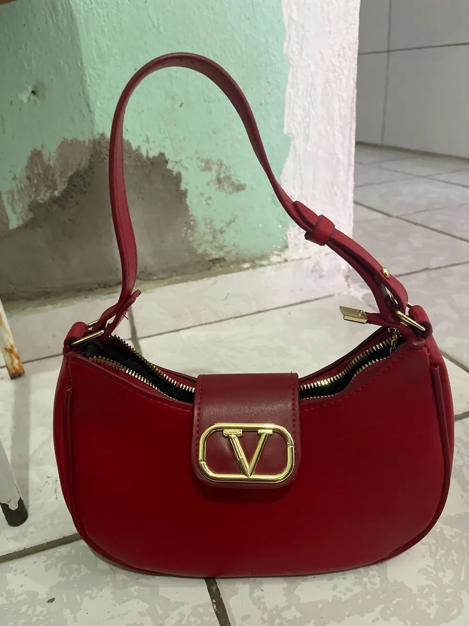 Bolsa vermelha  - Foto 4