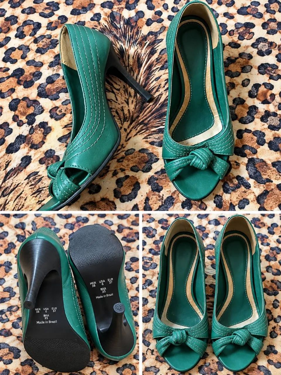 Sapato Peep Toe