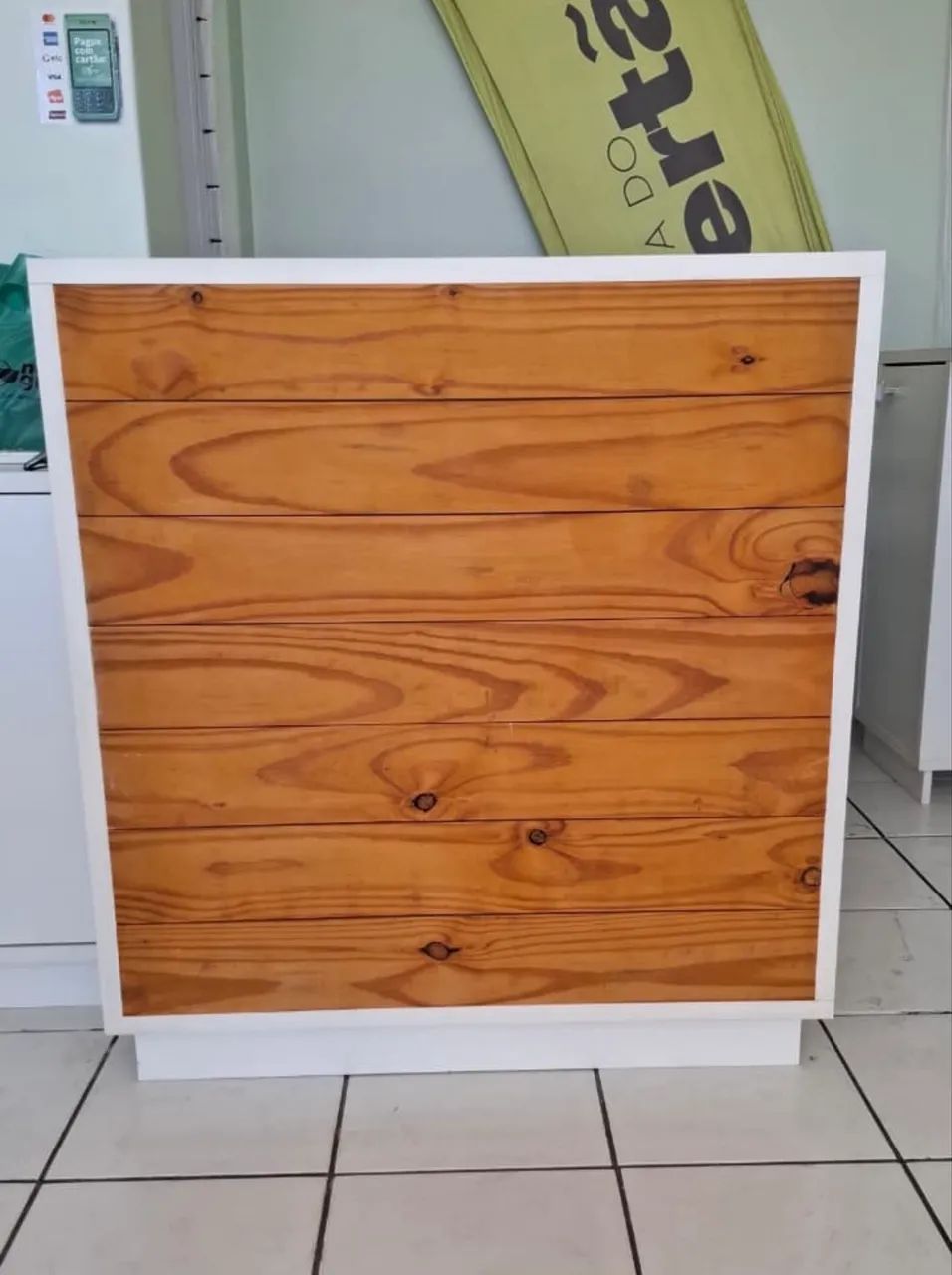 Balcão com gaveteiro em MDF e pinos projetado - Foto 3