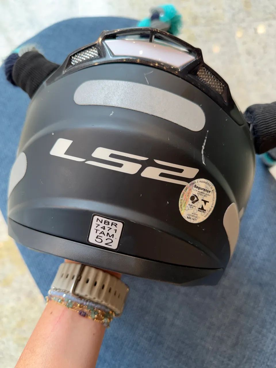Capacete LS2 | Tamanho 52 | Pouquíssimo uso - Foto 5