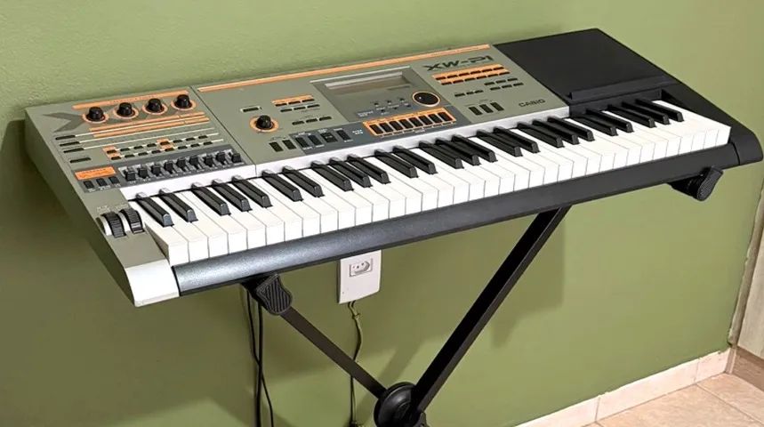 TECLADO CASIO XW + CAIXA DE SOM DATREL ? ÓTIMO ESTADO - Foto 2