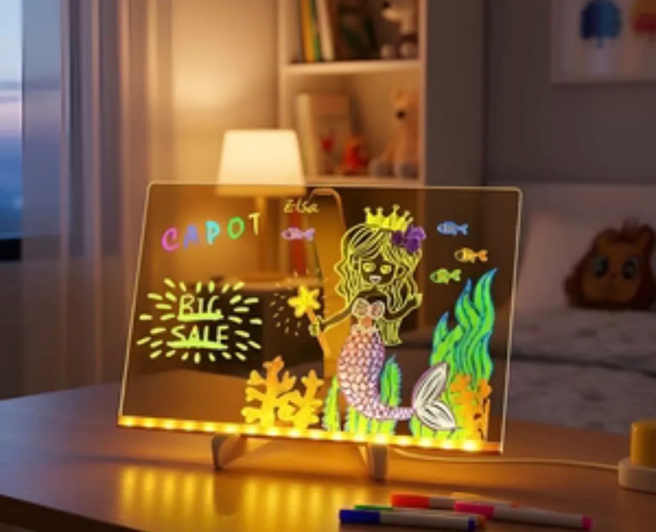 Lousa Mágica Luminosa / Luminous Drawing Board. 