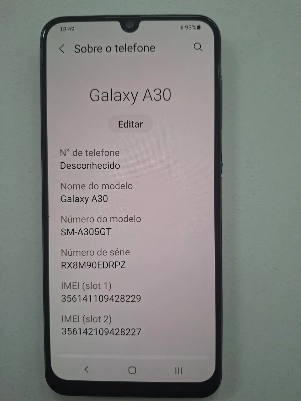Smartphone Samsung A30