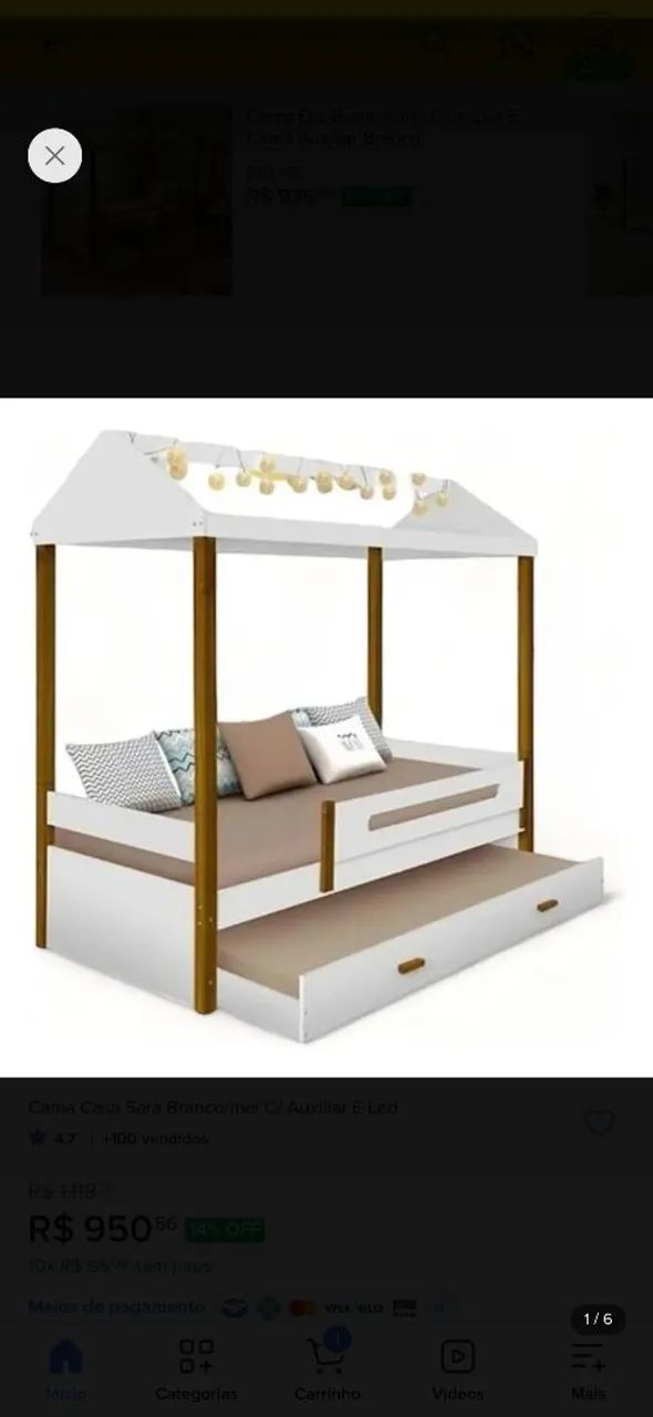 Beliche cabaninha 
