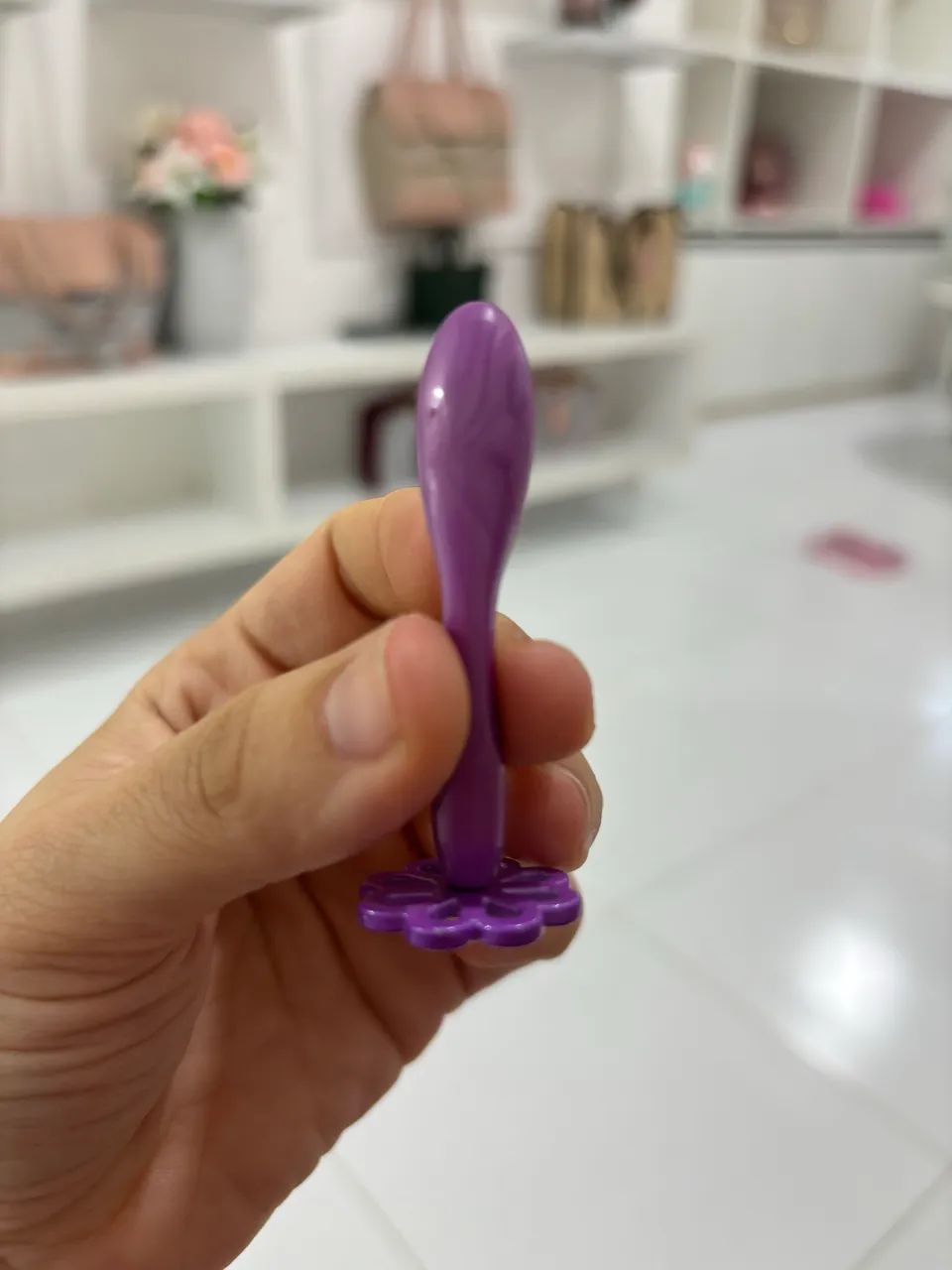 Mini escova de cabelo da Barbie happenin?hair 1998 - Foto 3