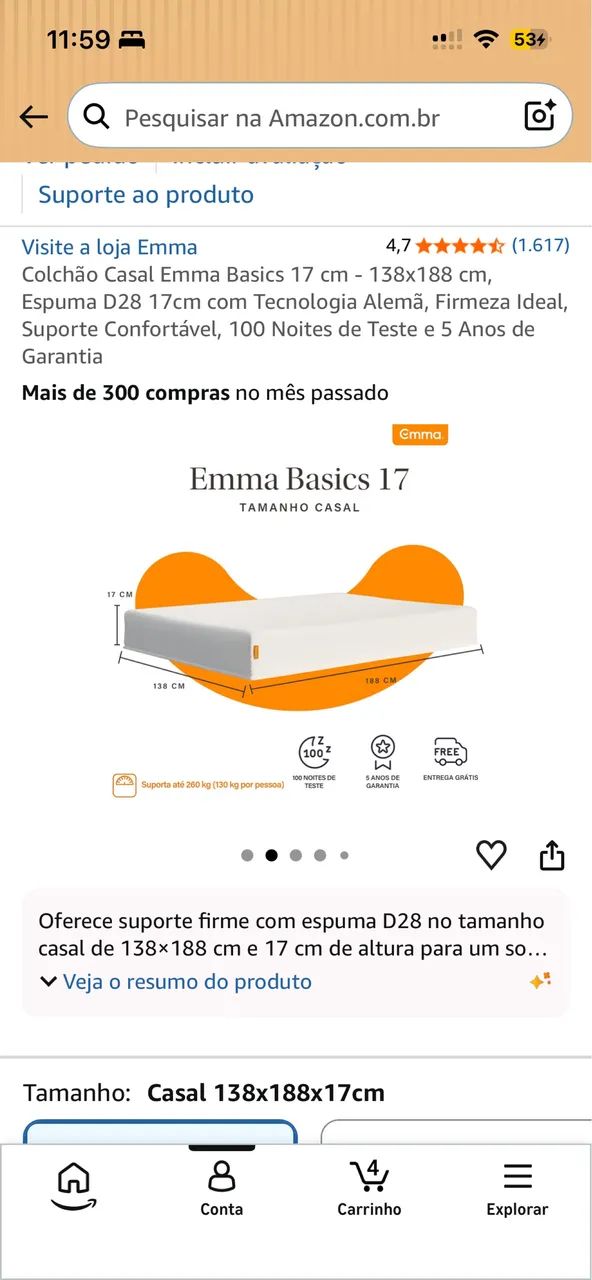 Colchão Emma casal  - Foto 2