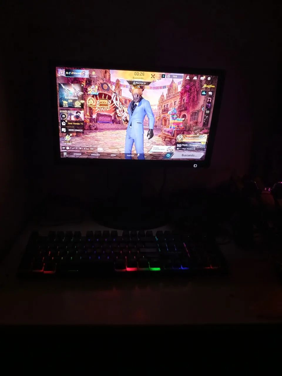 Vendo computador completo com a Mesa  - Foto 3