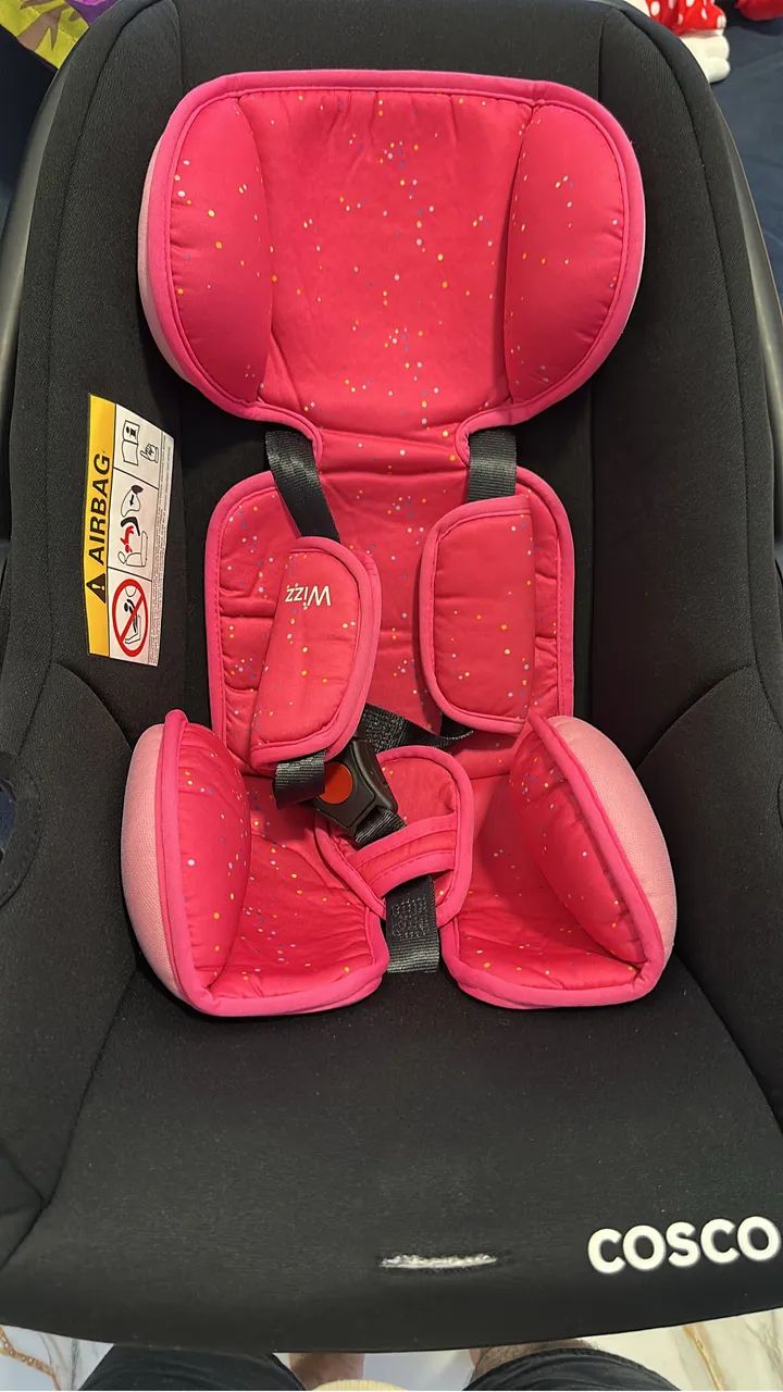 Bebê conforto Cosco - Rosa - Foto 3