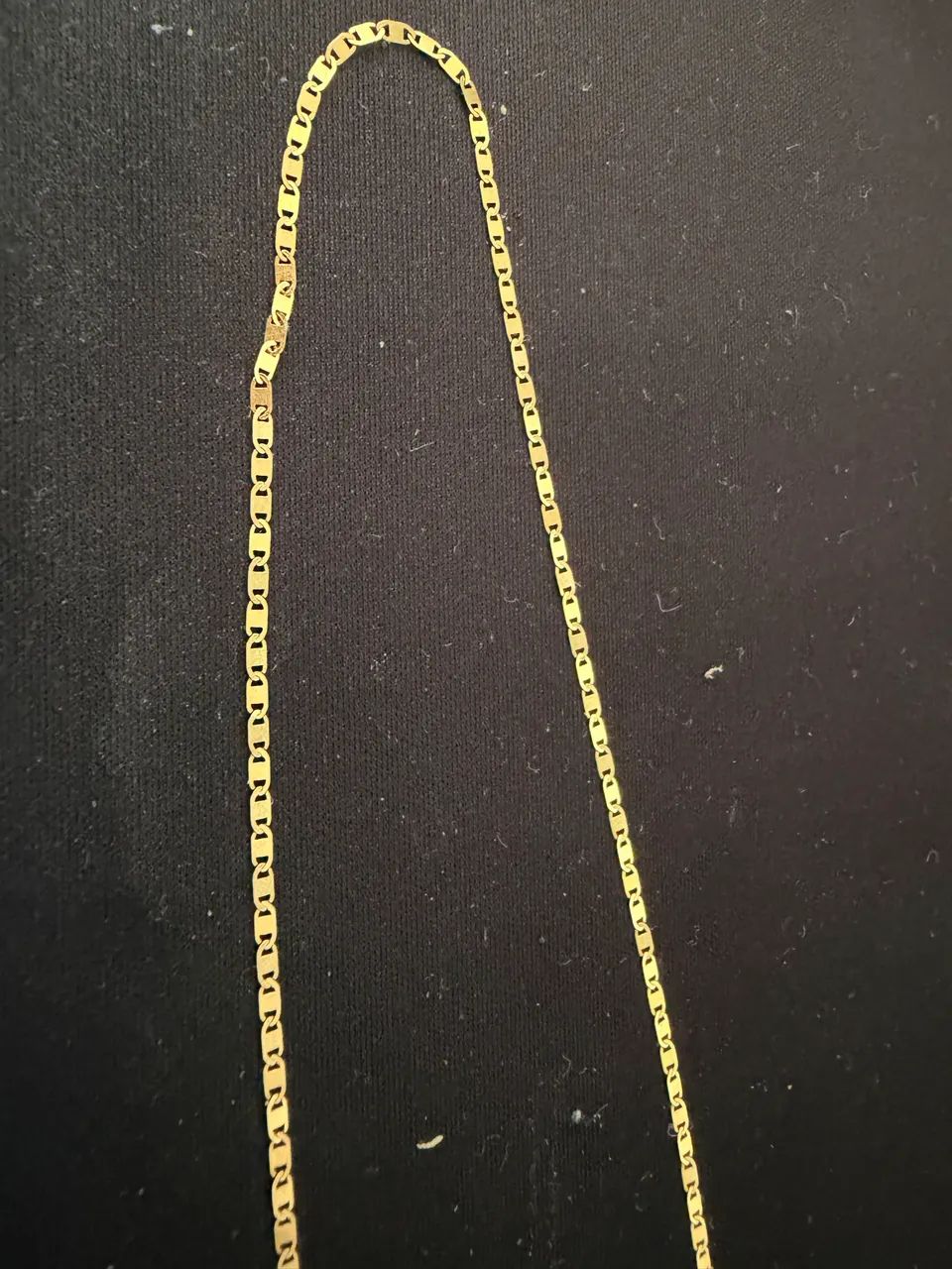 Corrente de ouro Piastrine 70cm - Foto 2