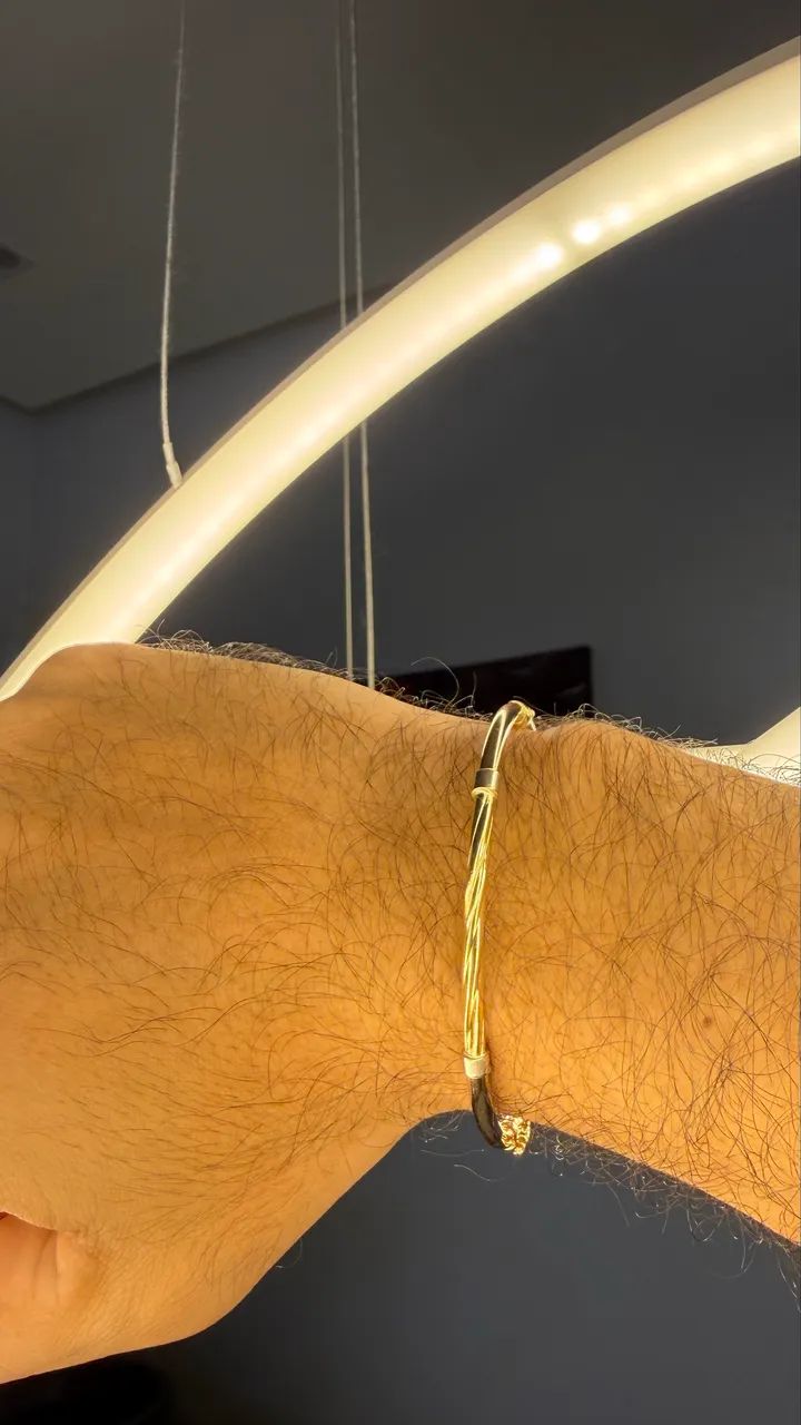 Bracelete 18cm trançado 5.9g - Foto 3