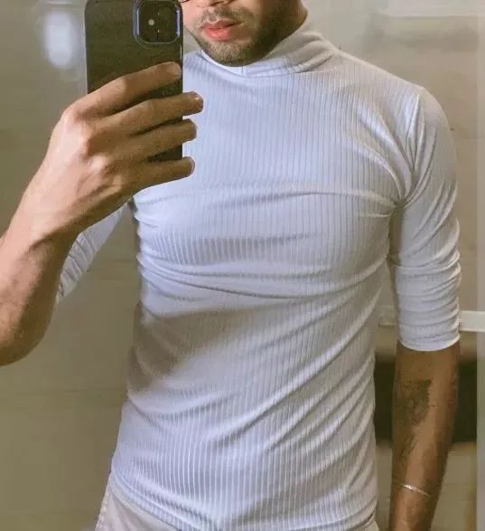 Camisa gola alta manga longa - Foto 3