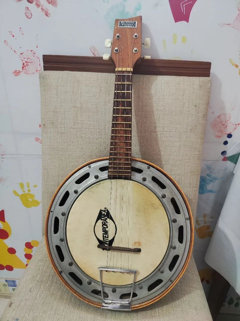 Banjo Del Vecchio com case - Foto 2
