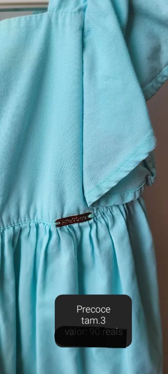 Vestido infantil - marca Precoce - Foto 3