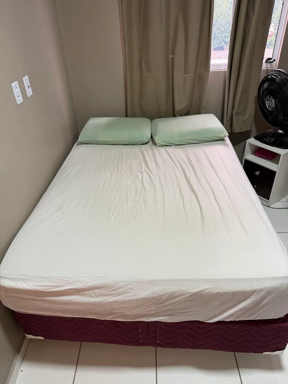 VENDO CAMA QUEEN ORTOBOM 600$ - Foto 4