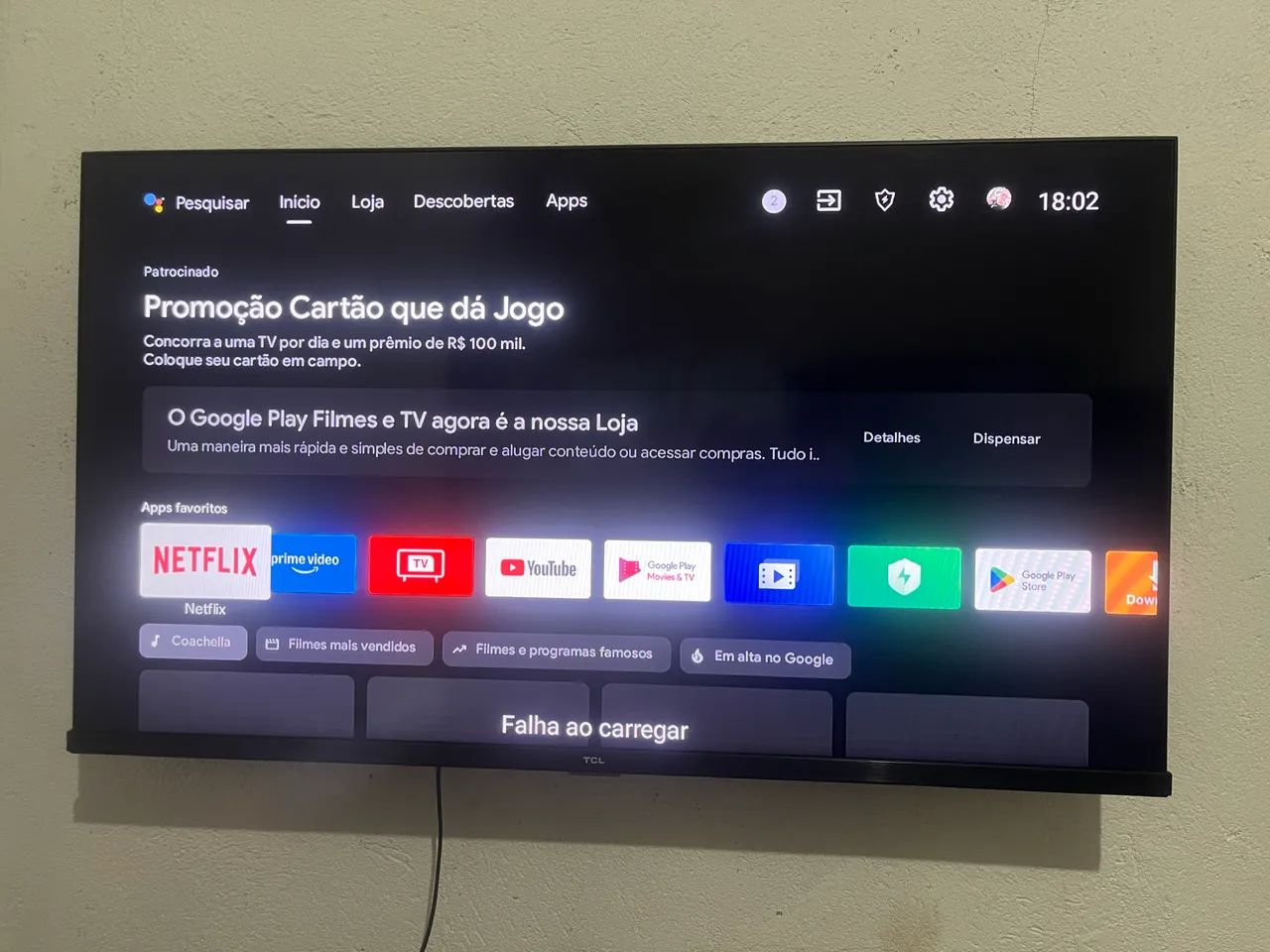 Smart tv 40 Polegadas semp TCL borda fina preta  - Foto 2