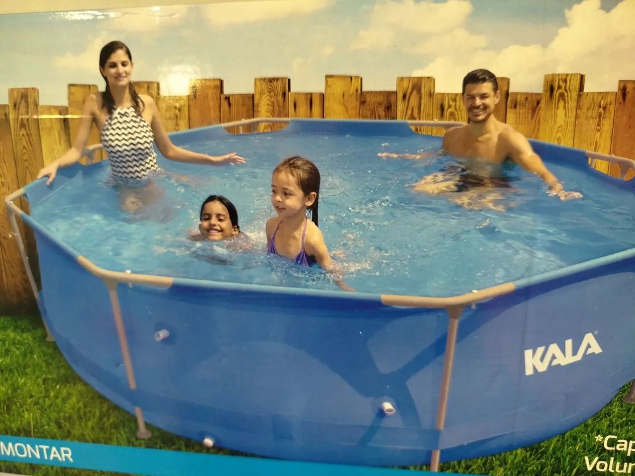 Piscina grande de 5000 mil litros redonda. Nova na caixa! 