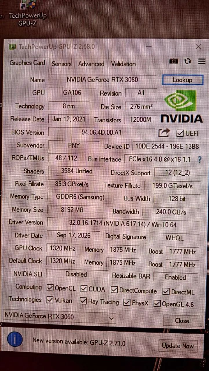 RTX 3060 8GB PNY..Extra (garantia) - Foto 2