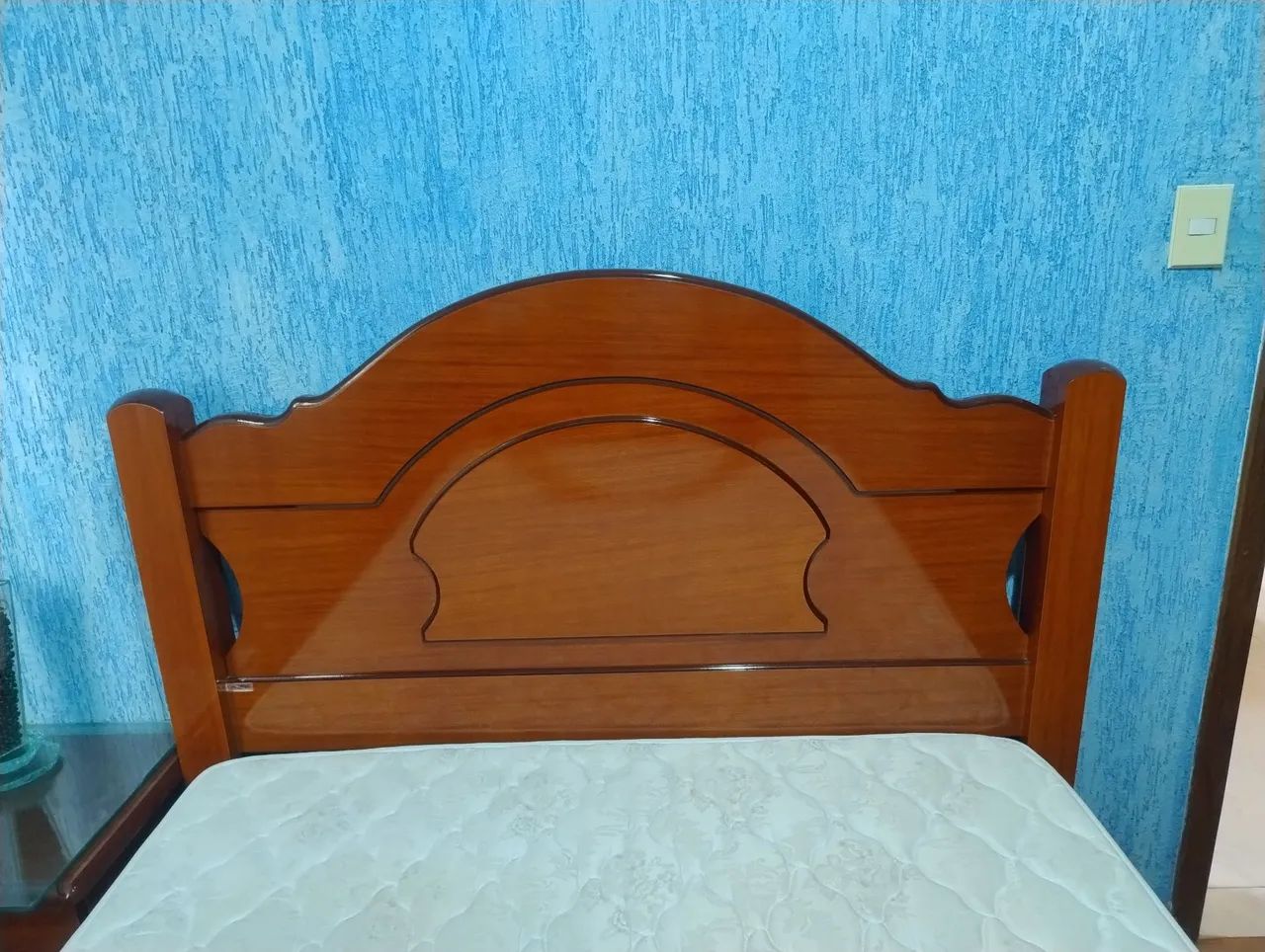 Cama casal com colchão orthocrin