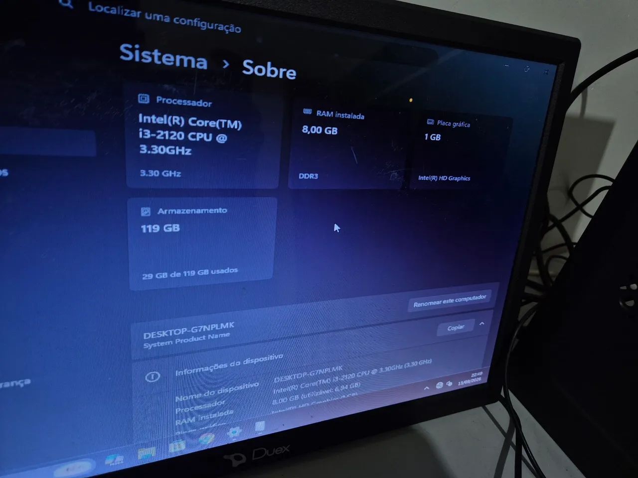 Pc Intel Core I3 8 GB Ram - Foto 2