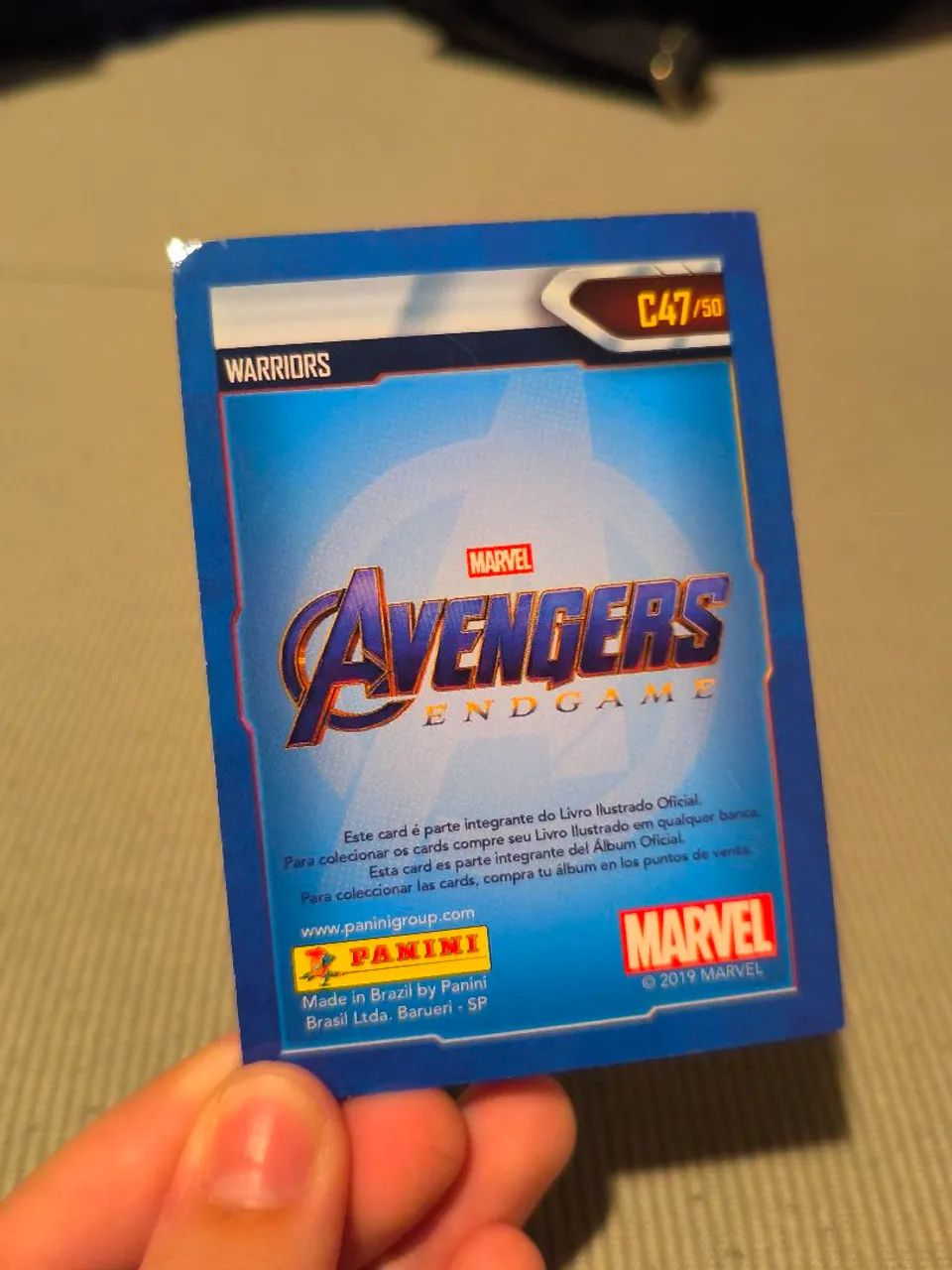 Card Thor Panini Avengers Endgame 2019 - Foto 2