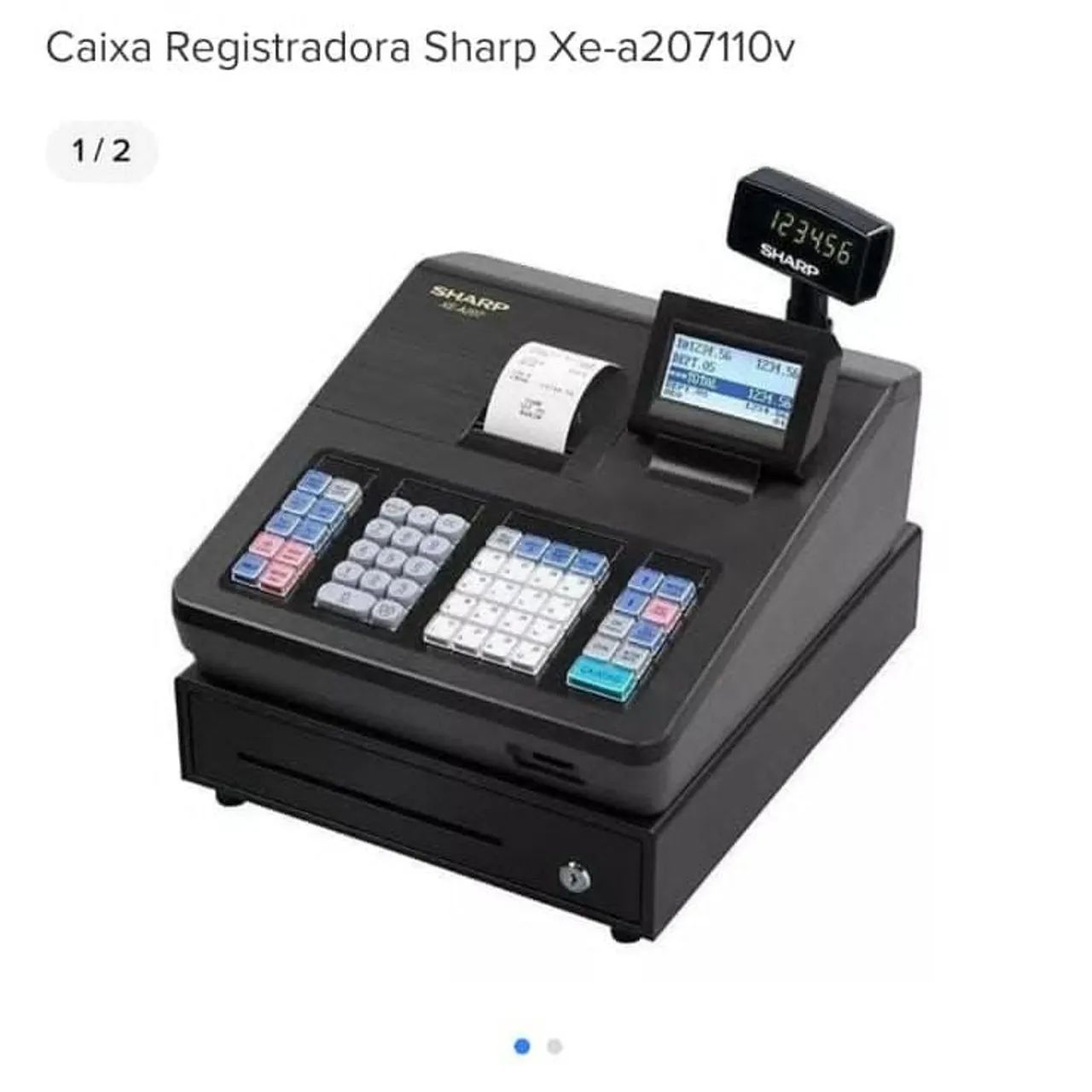 Caixa Registradora Sharp Xe-a207110v 