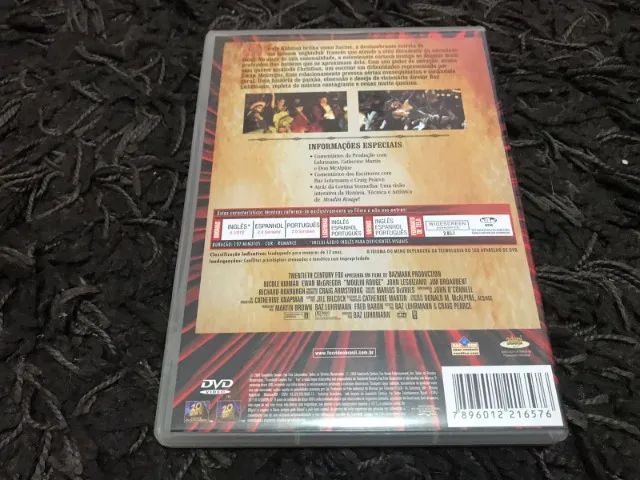 Dvd Moulin Rouge Seminovo Dublado e Legendado - Foto 3