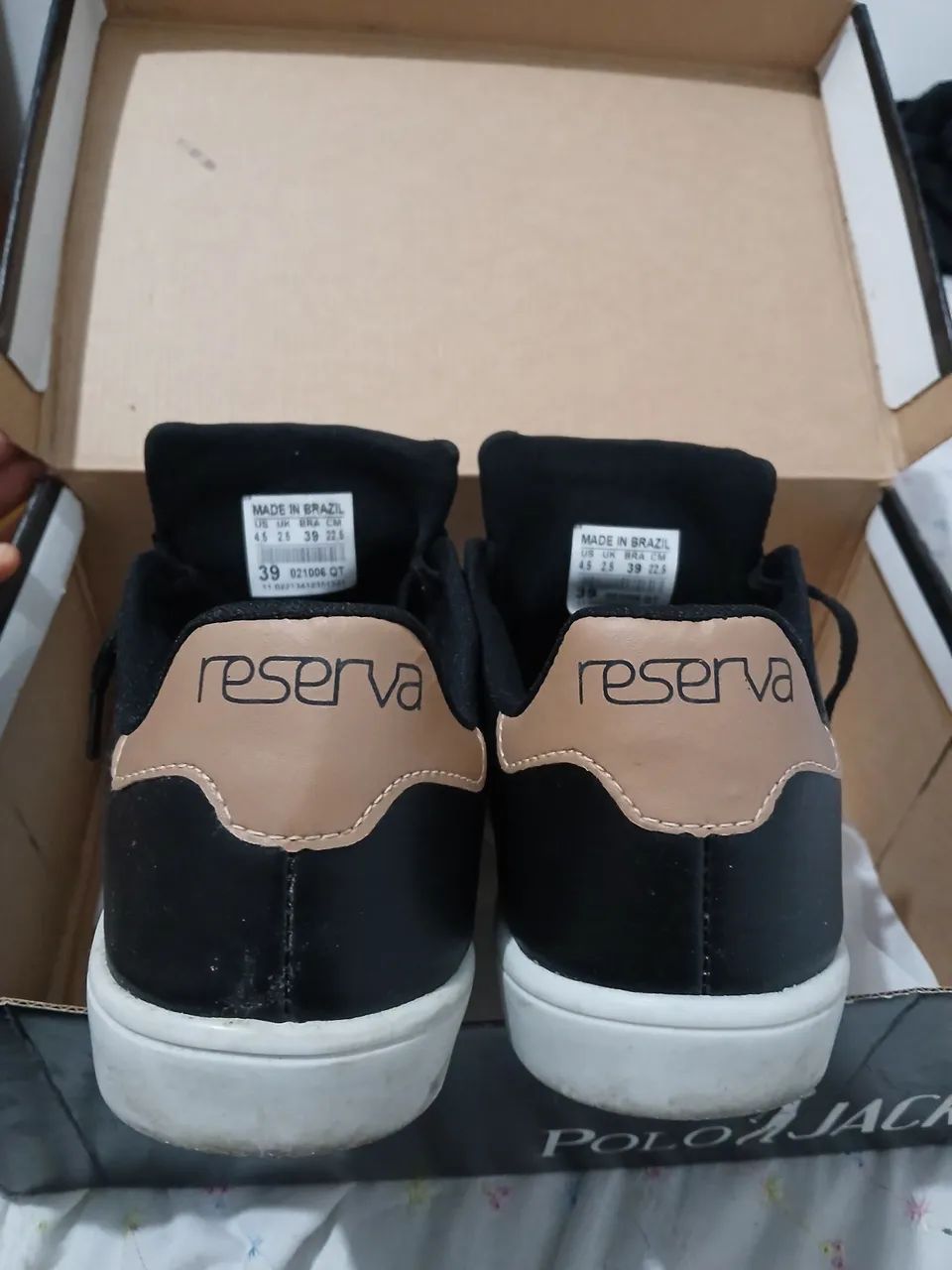 Tênis Reserva Preto Casual - Foto 4