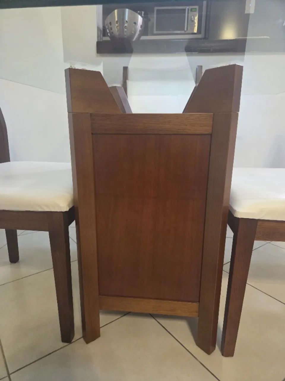 Mesa de jantar quadrada 1x1m - Foto 5
