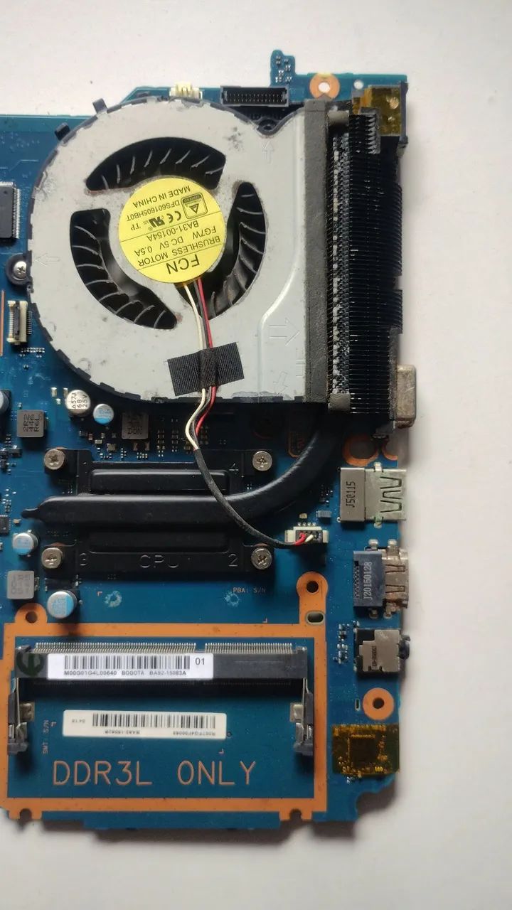 Cooler com dissipador para notebook Samsung NP370E4K - Foto 2