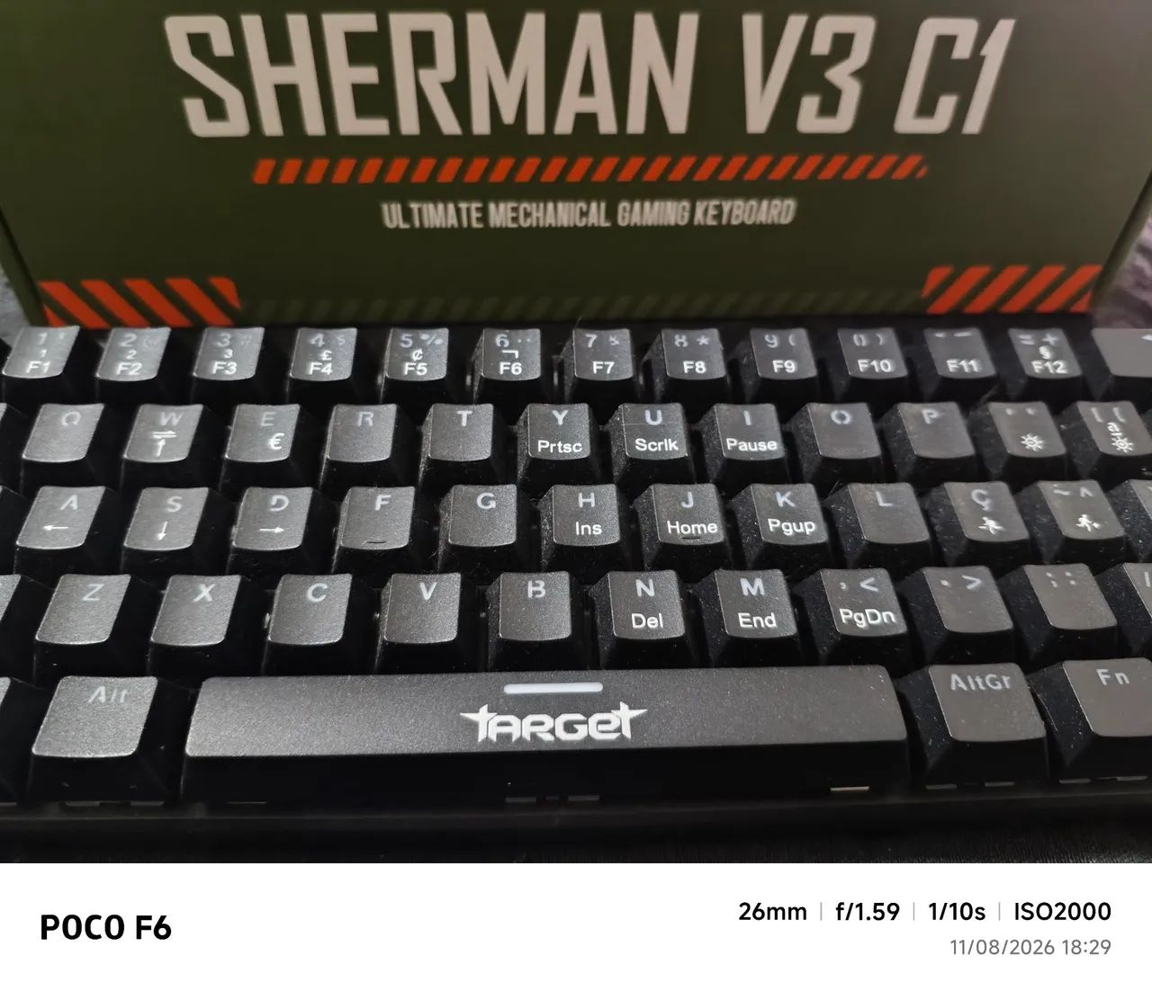 Teclado Gamer Mecânico Target Sherman V3 - Foto 2