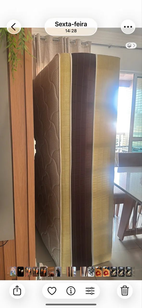 Vendo cama box conjugada com colchão preço a negociar 
