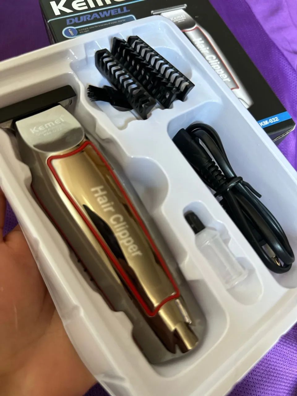 Máquina de corte e acabamento kemei!! - Foto 3