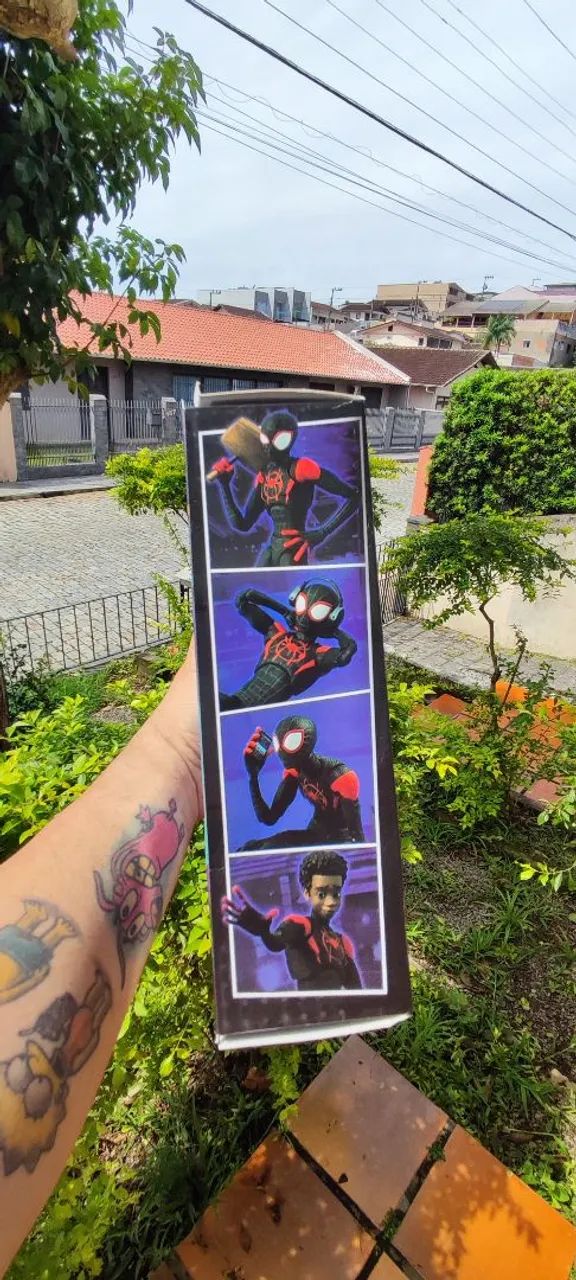 BONECO / ACTION FIGURE MILES MORALES ARANHAVERSO - Foto 3