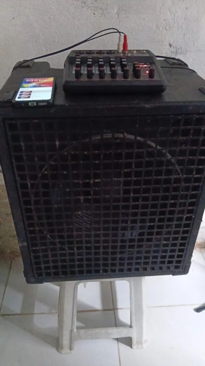 caixa de som com mesa - Foto 3