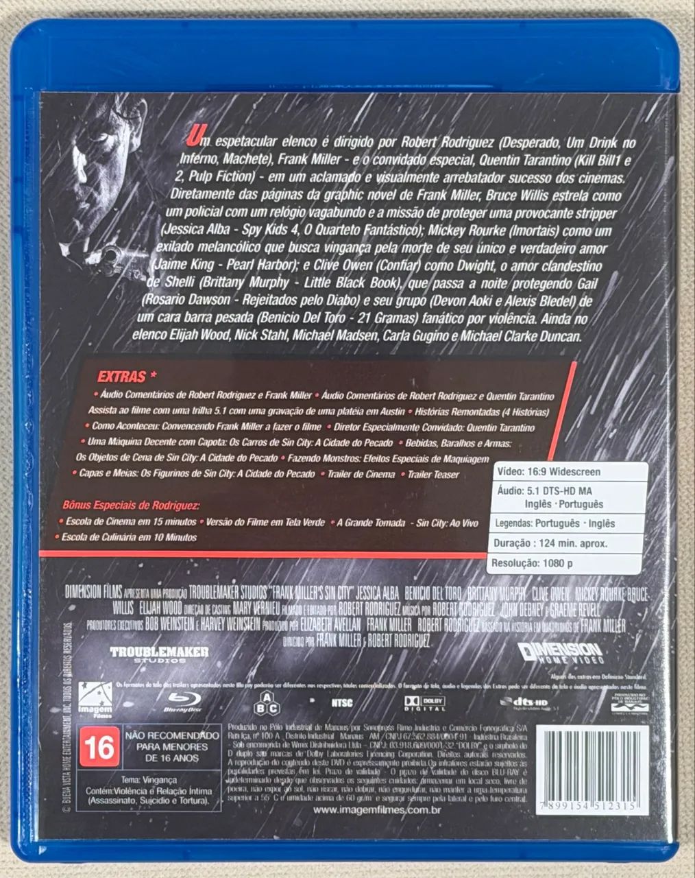 BLU-RAY SIN CITY - A CIDADE DO PECADO (ORIGINAL) - Foto 2