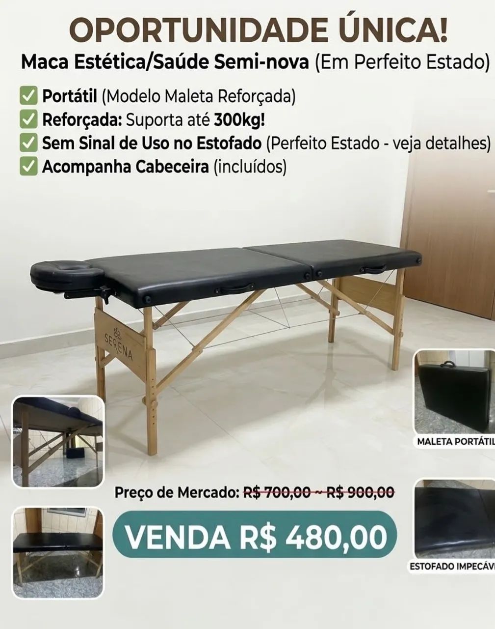 Maca portátil 