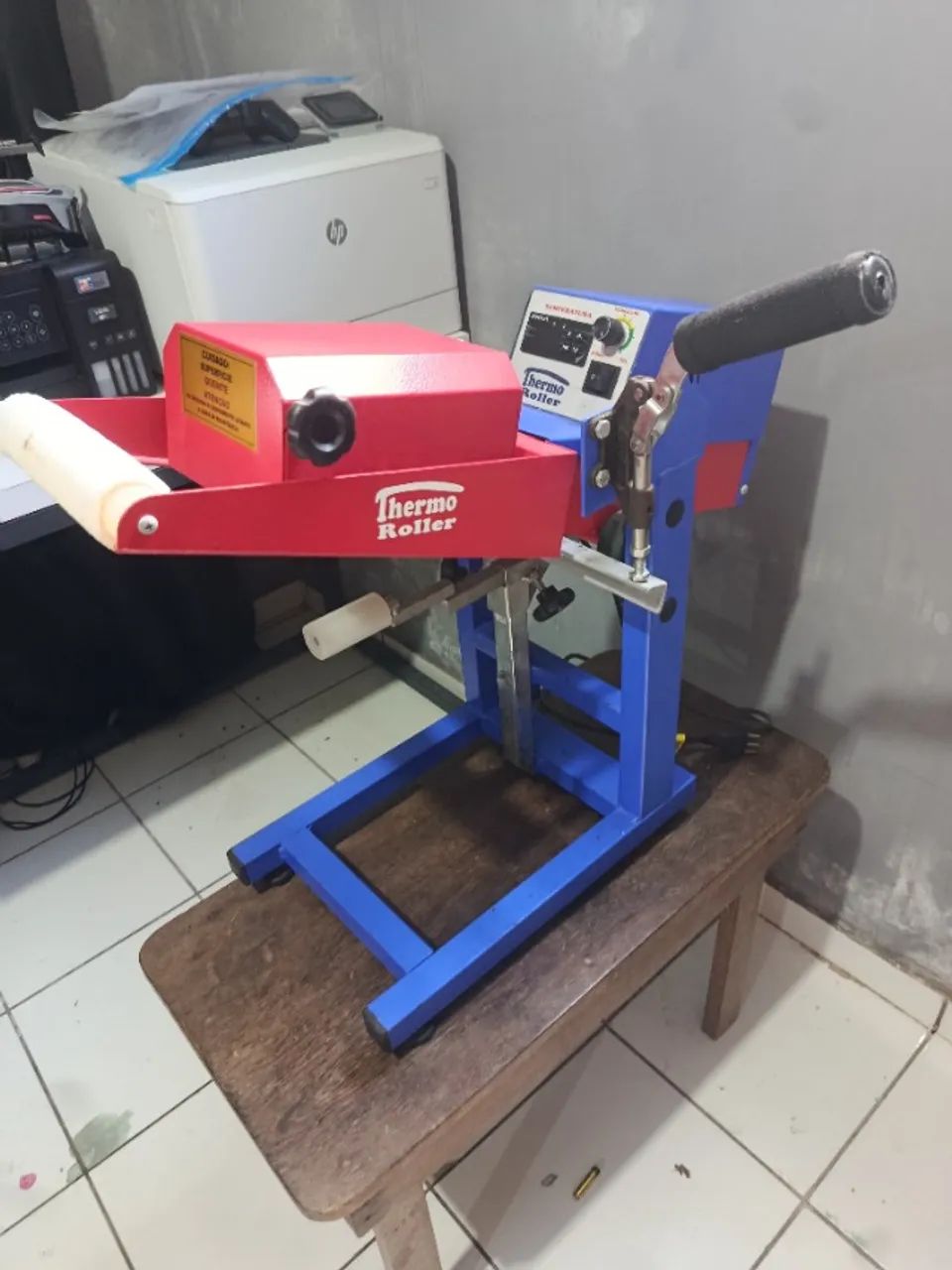 Prensa Transfer Laser 360 Thermo Roller Profissional 