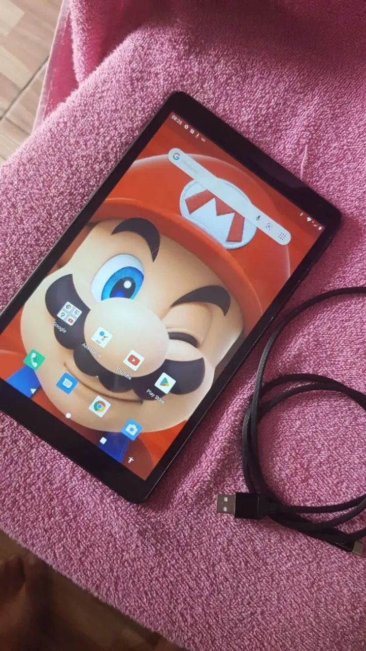 Tablet 10 polegadas grandão + cabo 