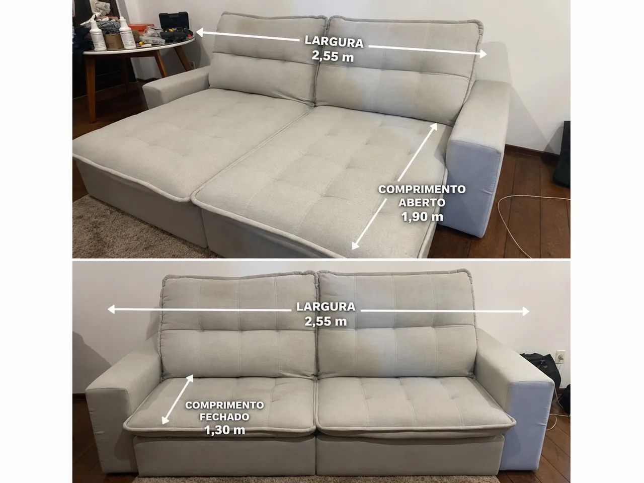 Sofá Retrátil Super Confortável  - Foto 3